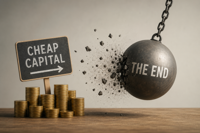 The End of Cheap Capital